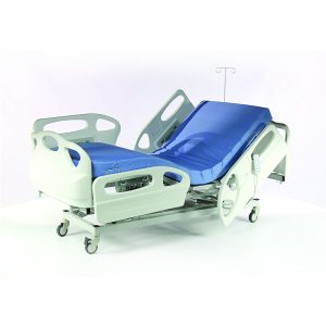 H400-ABS 4 Motor Hospital Bed with ABS Plastic Siderails And Head/Foot boards