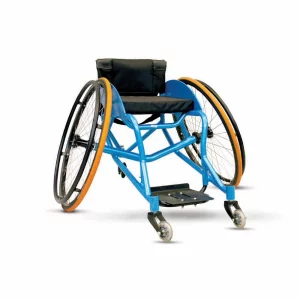 Rehamo Rigid Aluminium Tennis/Badminton Wheelchair with Quick Release Axle Wheels & Safety Belt | Tennis & Badminton Sports Wheelchair with 1 Year Warranty