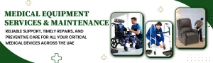 Medical equipment maintenance by technician – Wahat Al Noor Medical, professional service for hospitals and clinics